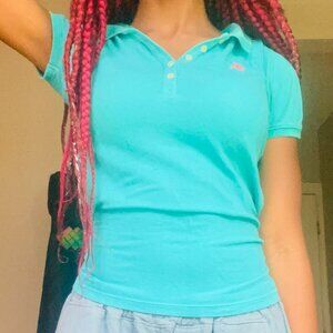 TURQUOISE Aeropostale Women's T-shirt - SIMPLE